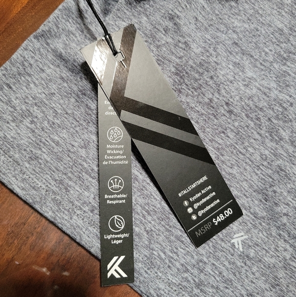 BNWT Kyodan Ultra Soft Collection Ultra-duce Top in Sz Large - Picture 5 of 5